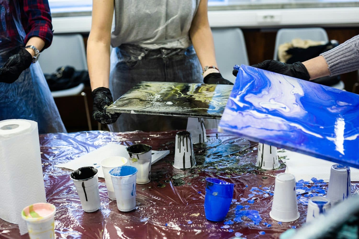 Acrylic Paint Pouring